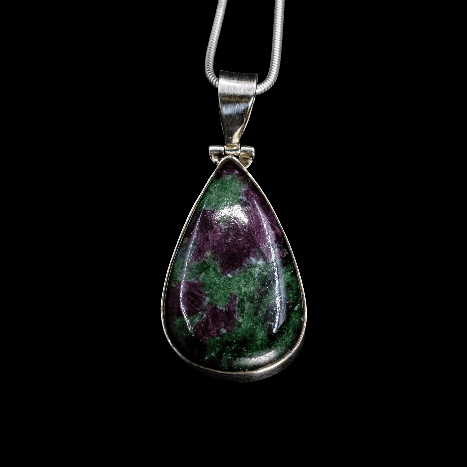 Pendentif en Rubis Zoisite