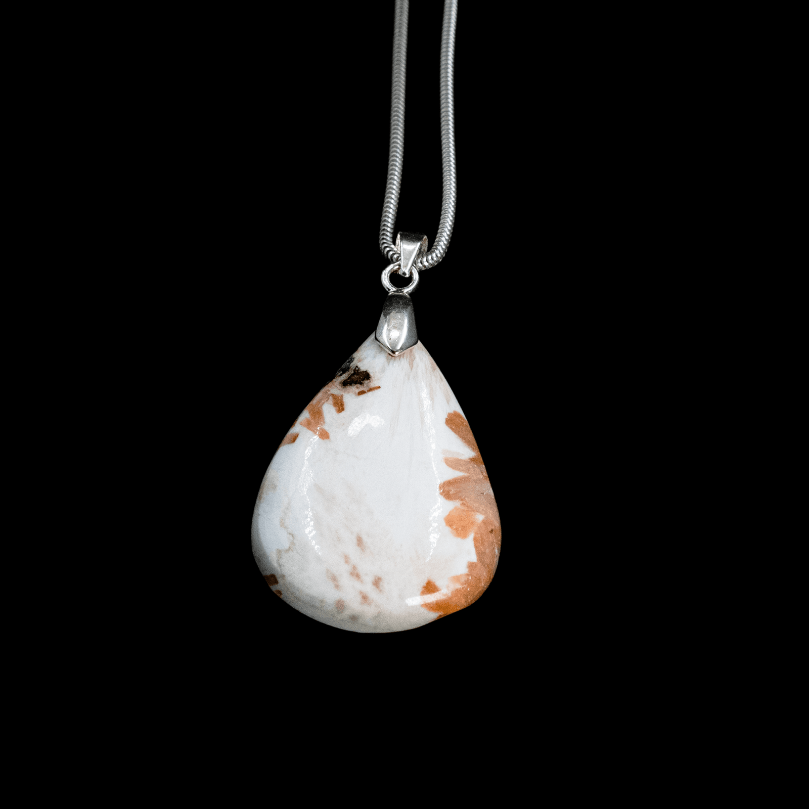 Pendentif en Scolecite