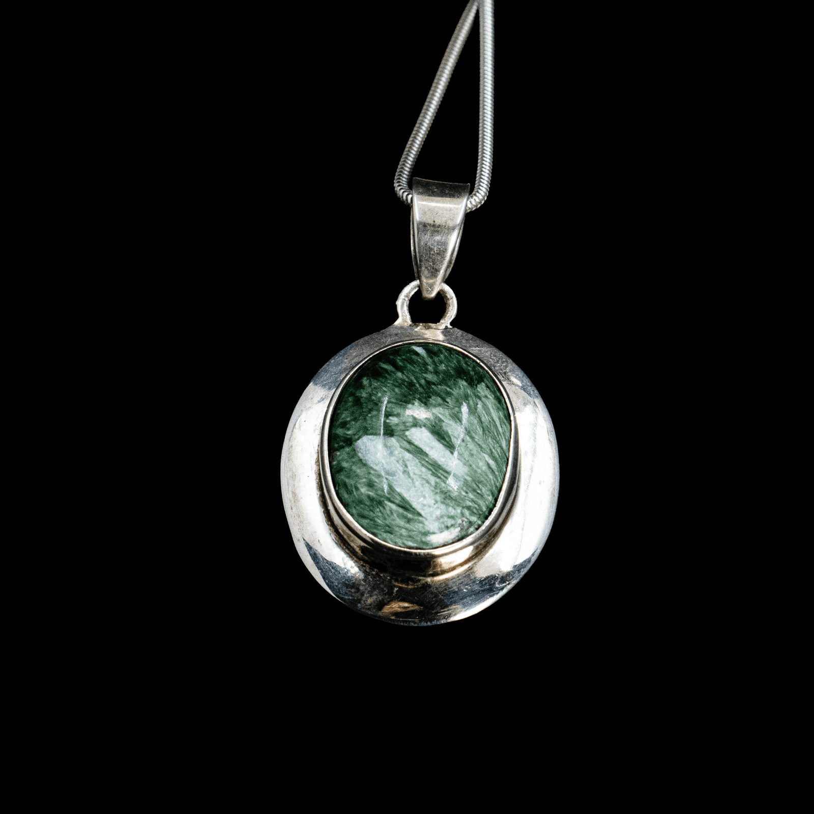 Pendentif en Seraphinite
