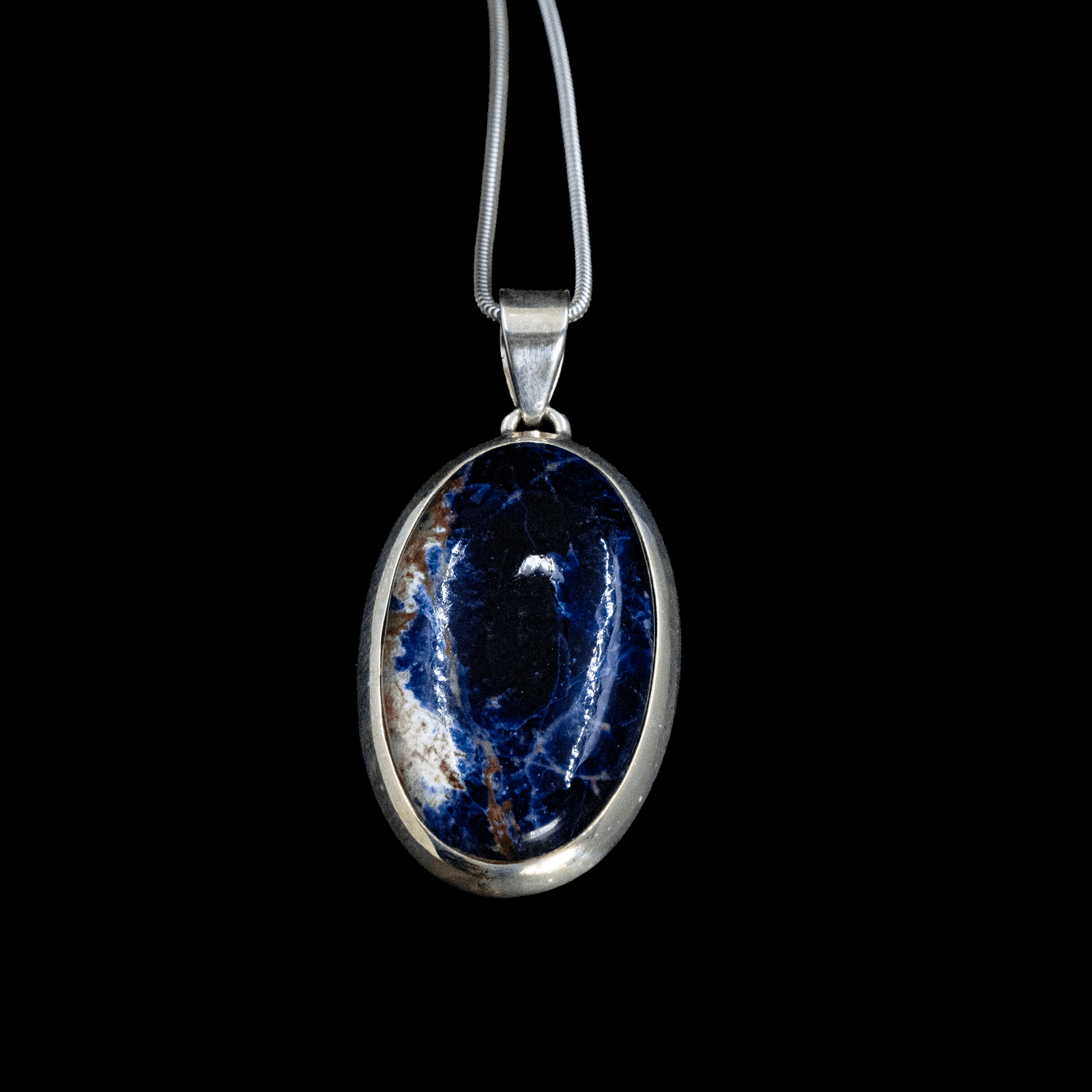 Pendentif en Sodalite
