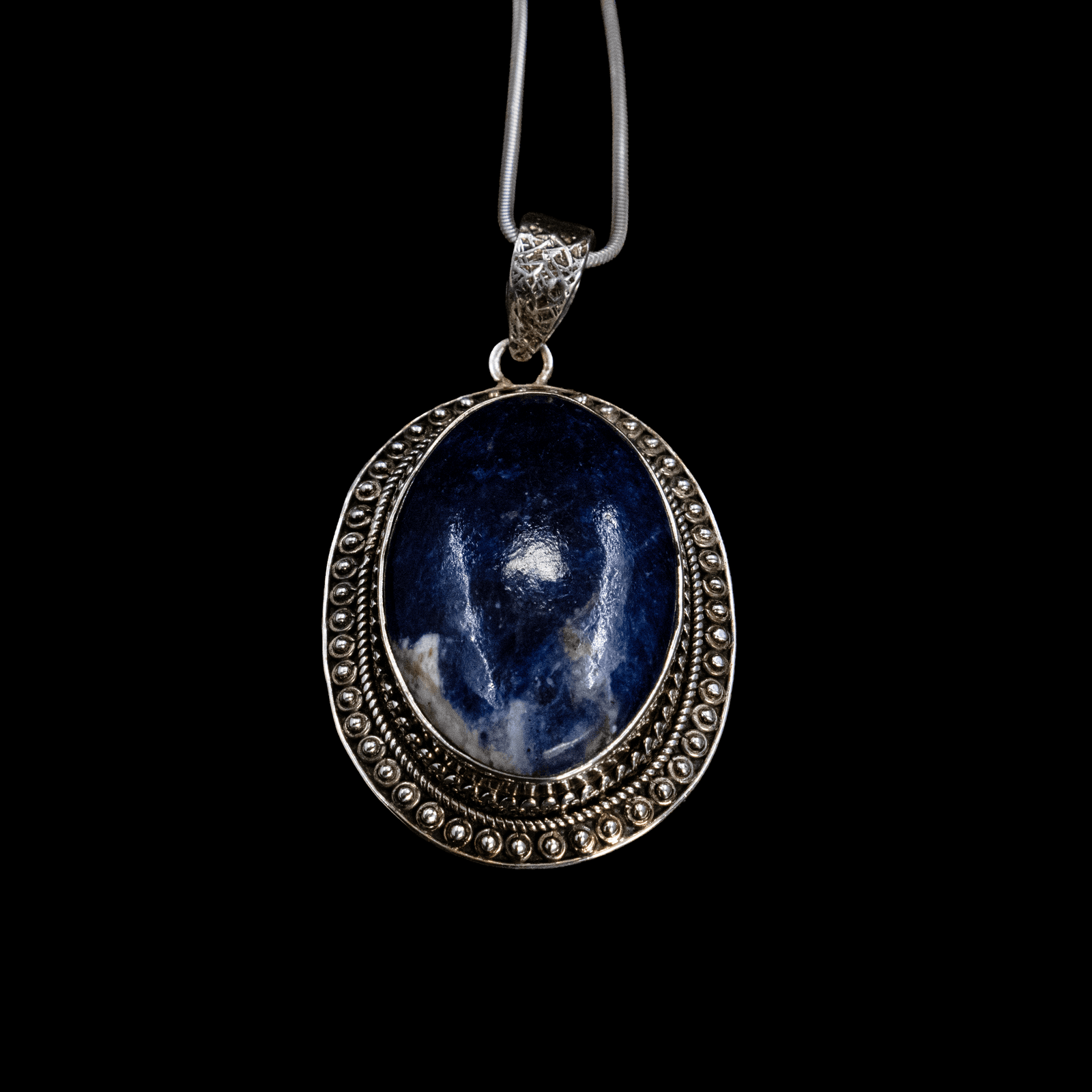 Pendentif en Sodalite