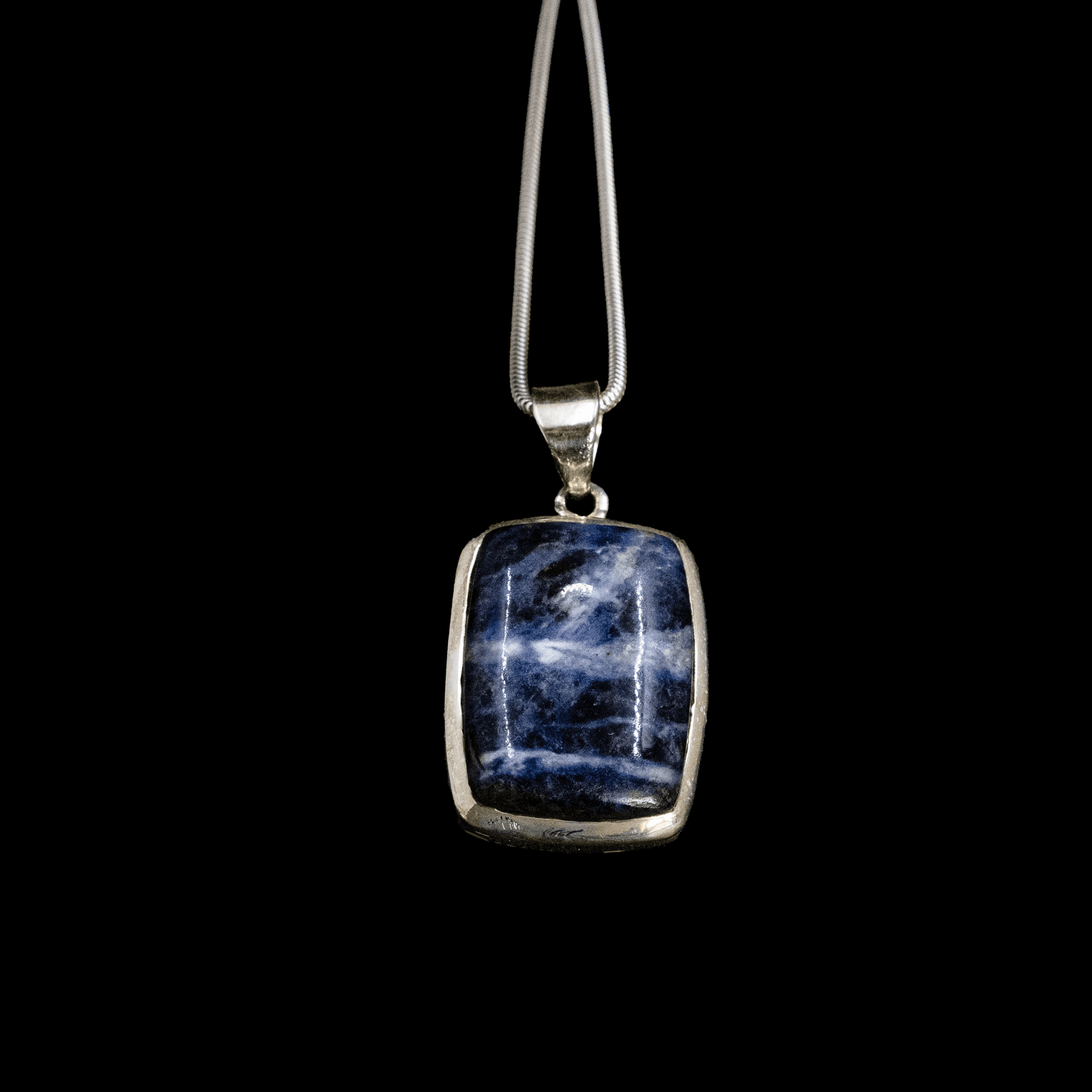 Pendentif en Sodalite