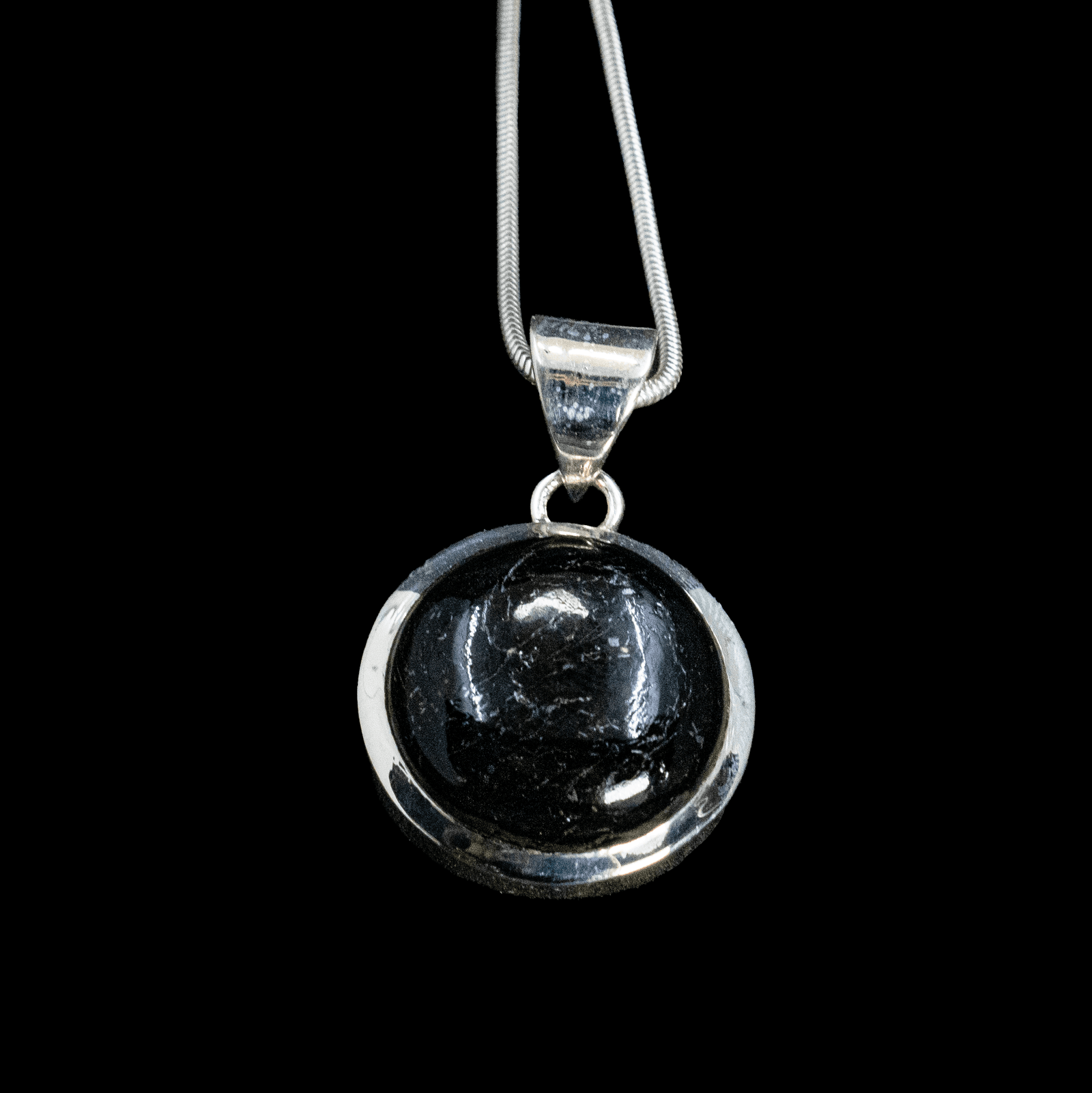 Pendentif en Tourmaline Noire
