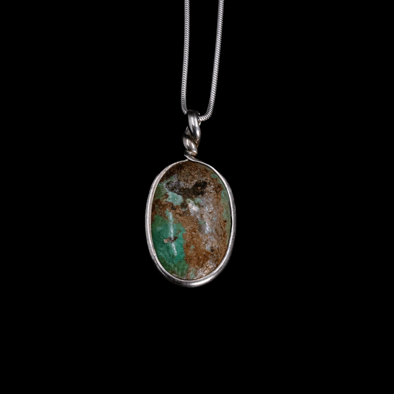 Pendentif en Turquoise Tibet