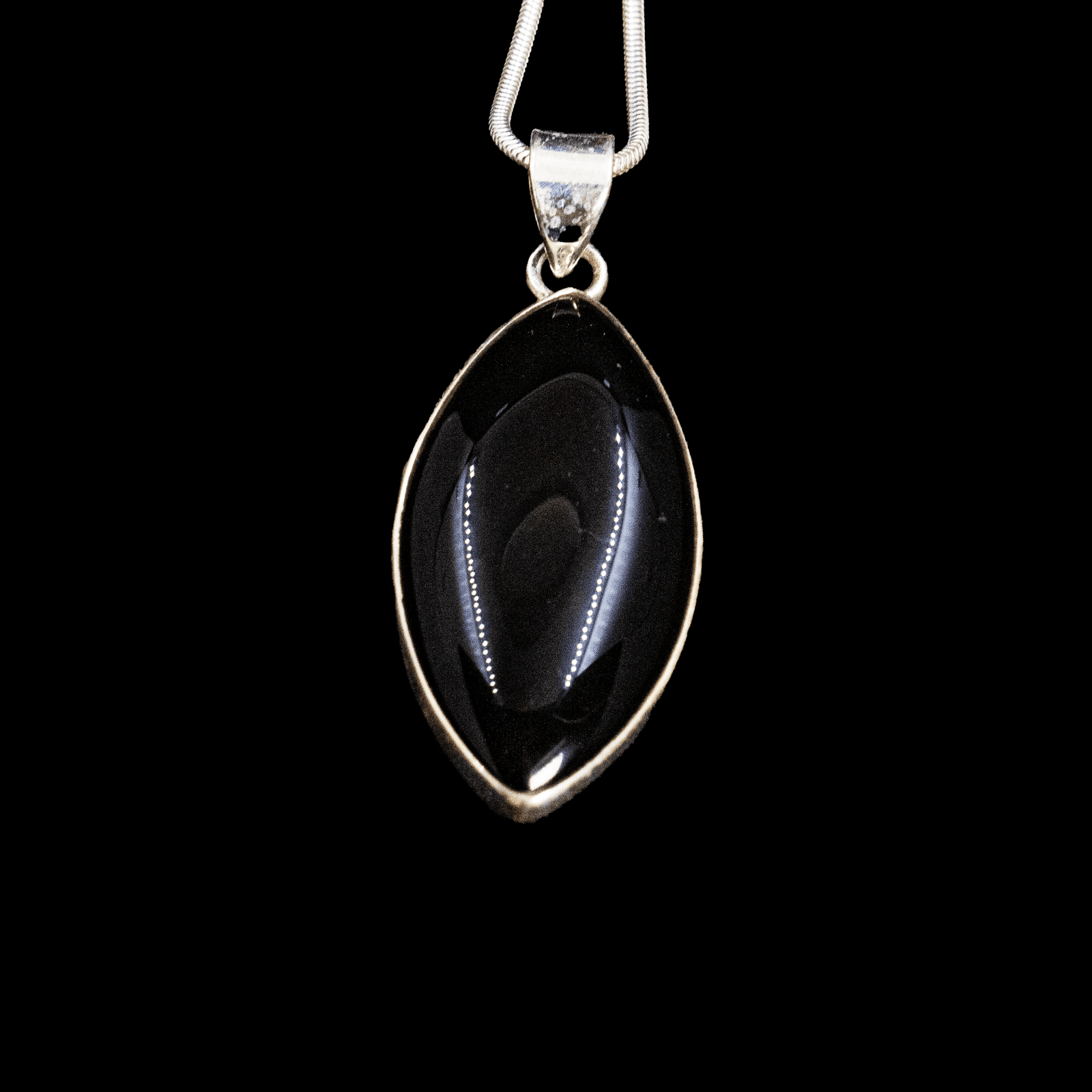 Pendentif en Onyx Noir