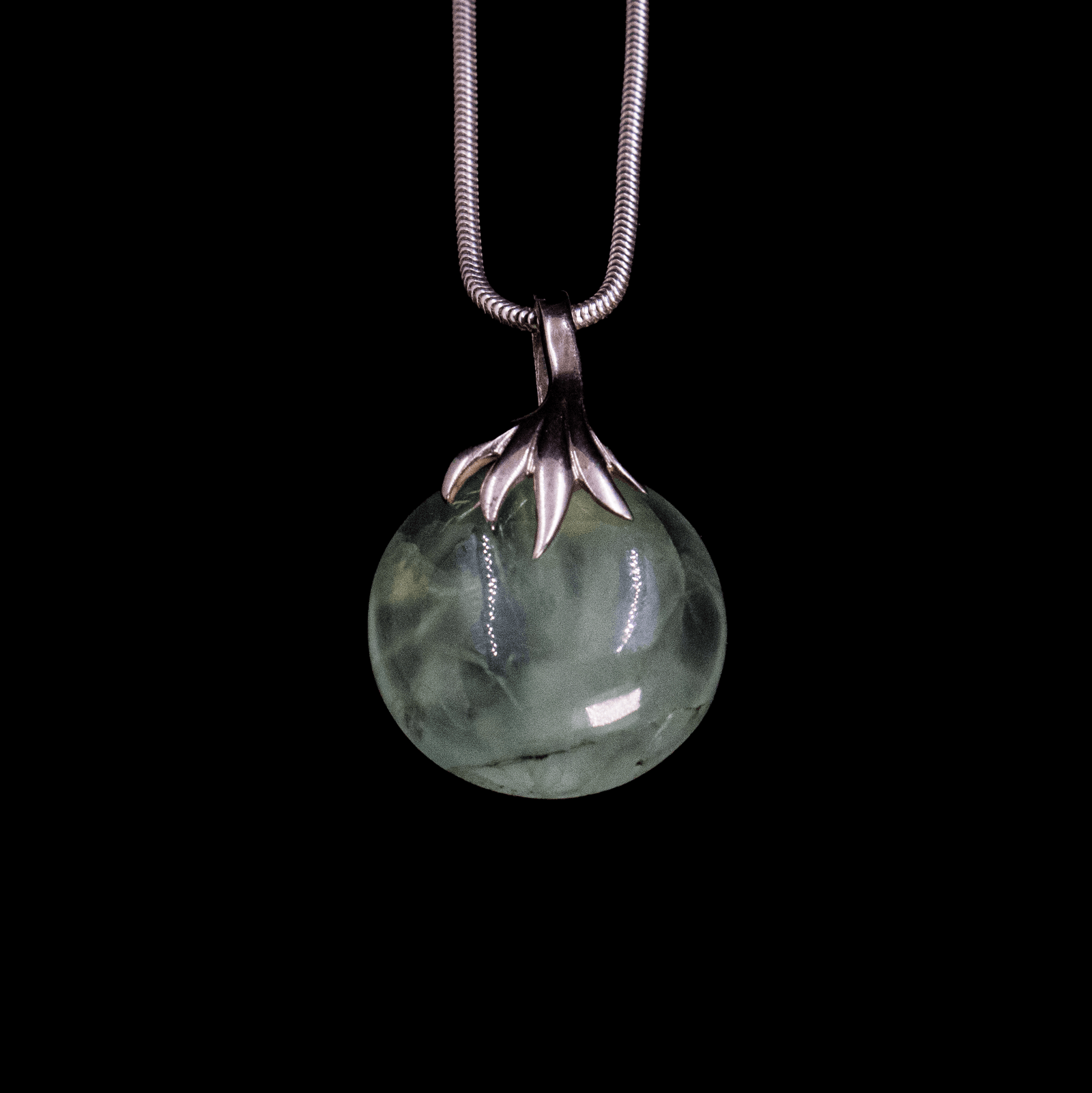 Pendentif en Prehnite