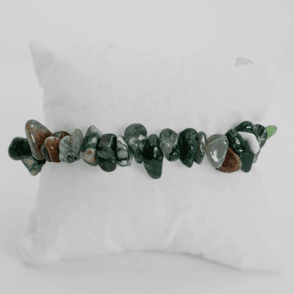 Bracelet en agate mousse