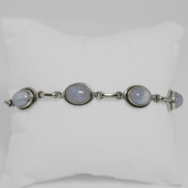 Bracelet en Calcédoine