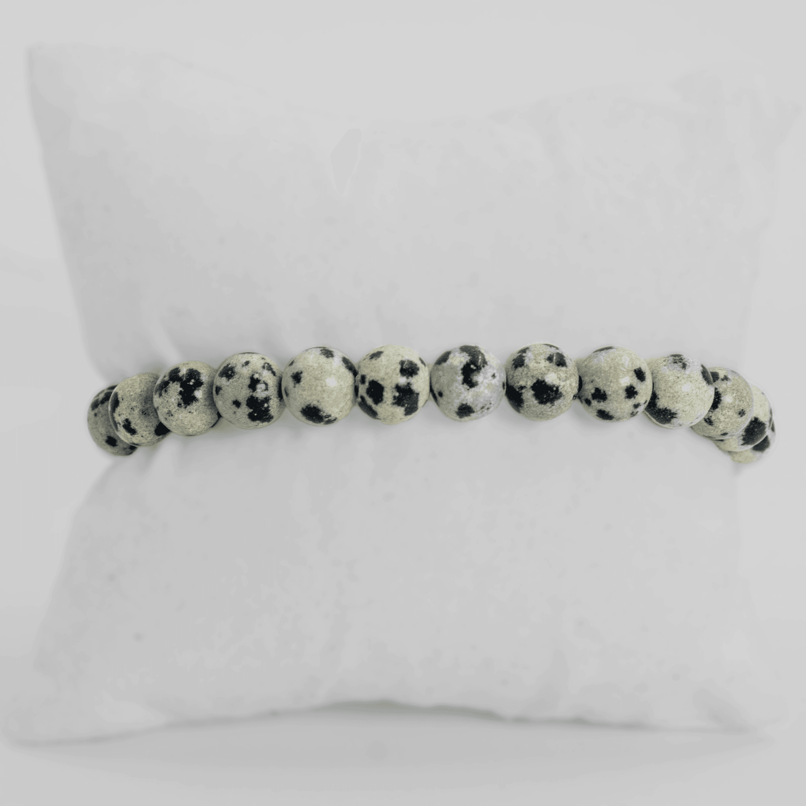 Bracelet en Jaspe Dalmatien