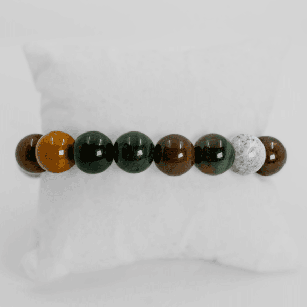 Bracelet en Jaspe mokaite
