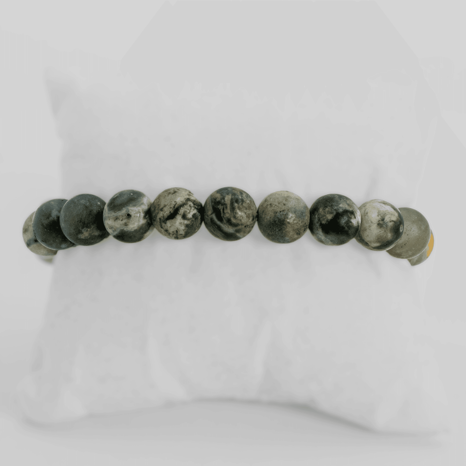Bracelet en Jaspe Océan mat