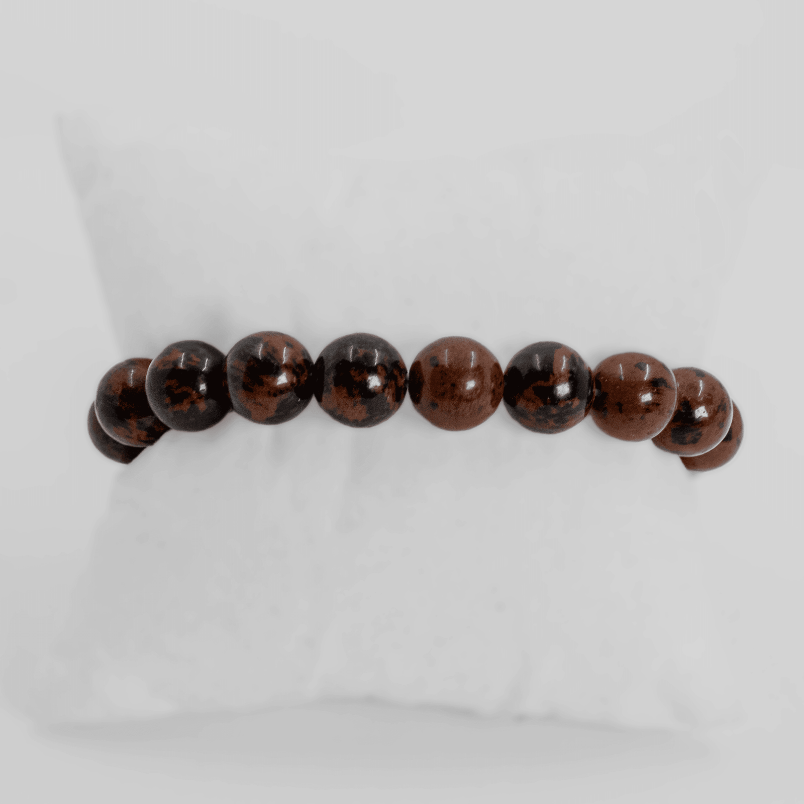Bracelet en Obsidienne Acajou