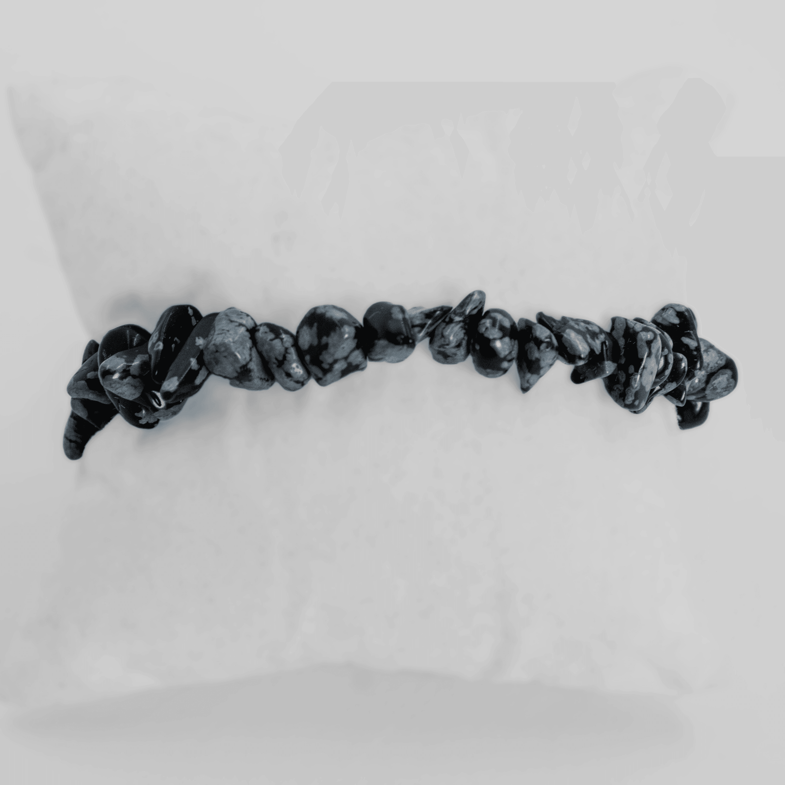 Bracelet en Obsidienne Neige
