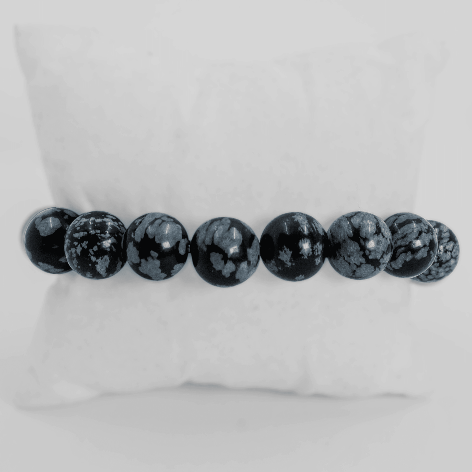Bracelet en Obsidienne Neige