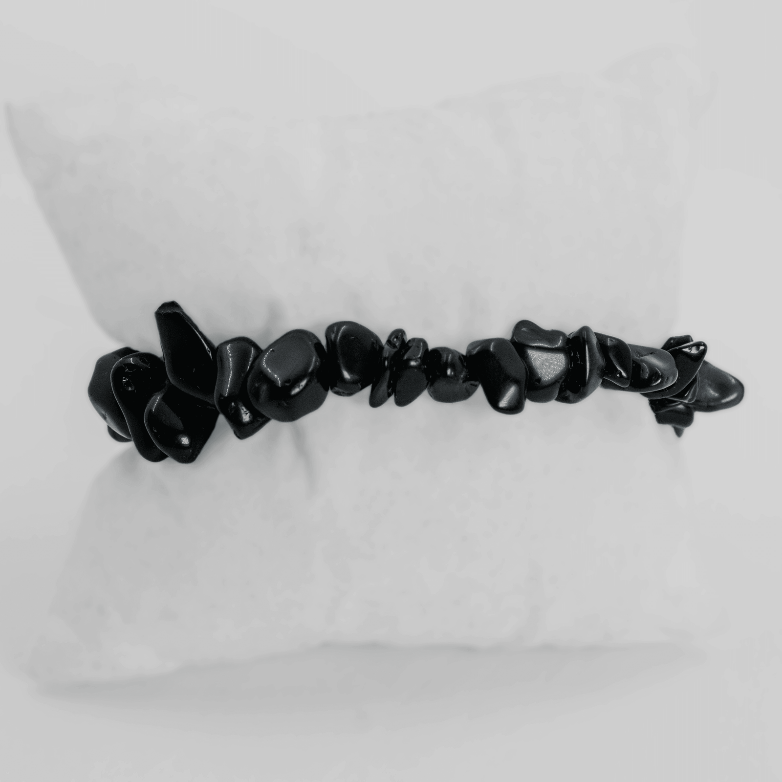 Bracelet en Obsidienne Noire