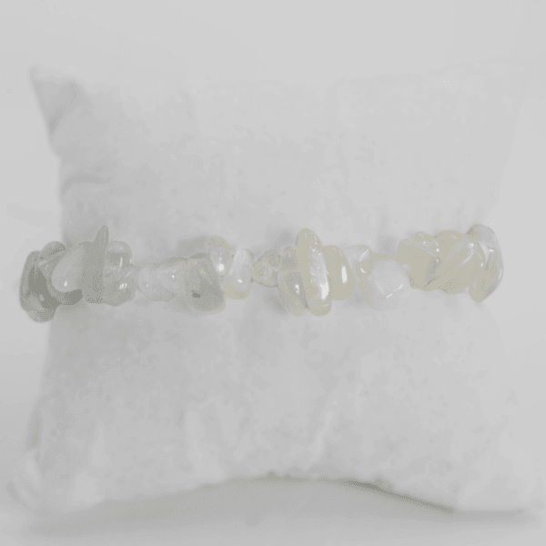 Bracelet en Pierre de Lune arc en ciel