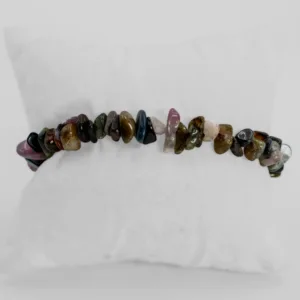 Bracelet en Tourmalines multicolore