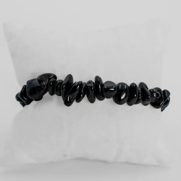 Bracelet en Tourmalines noire