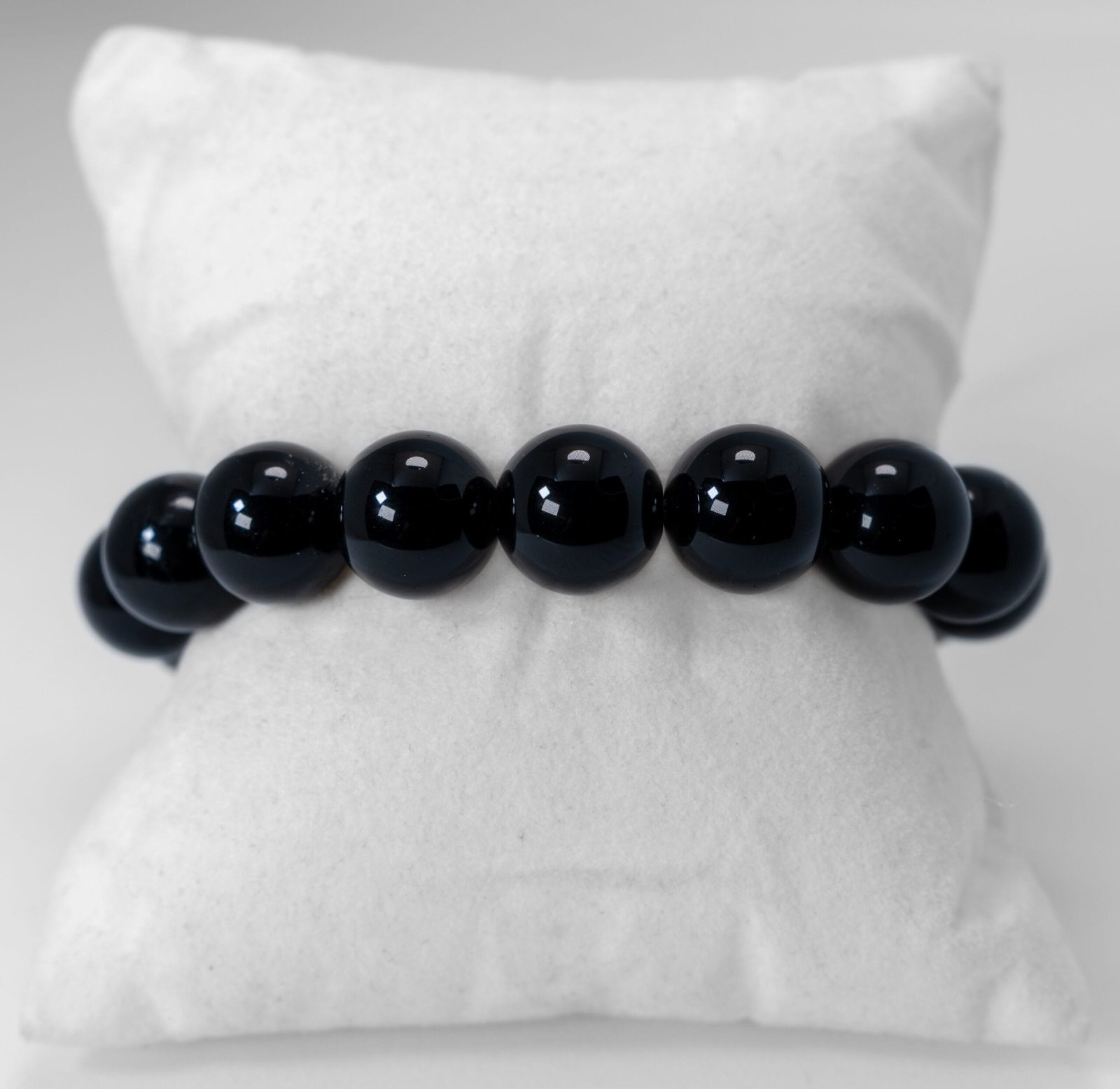 Bracelet en Obsidienne Noire